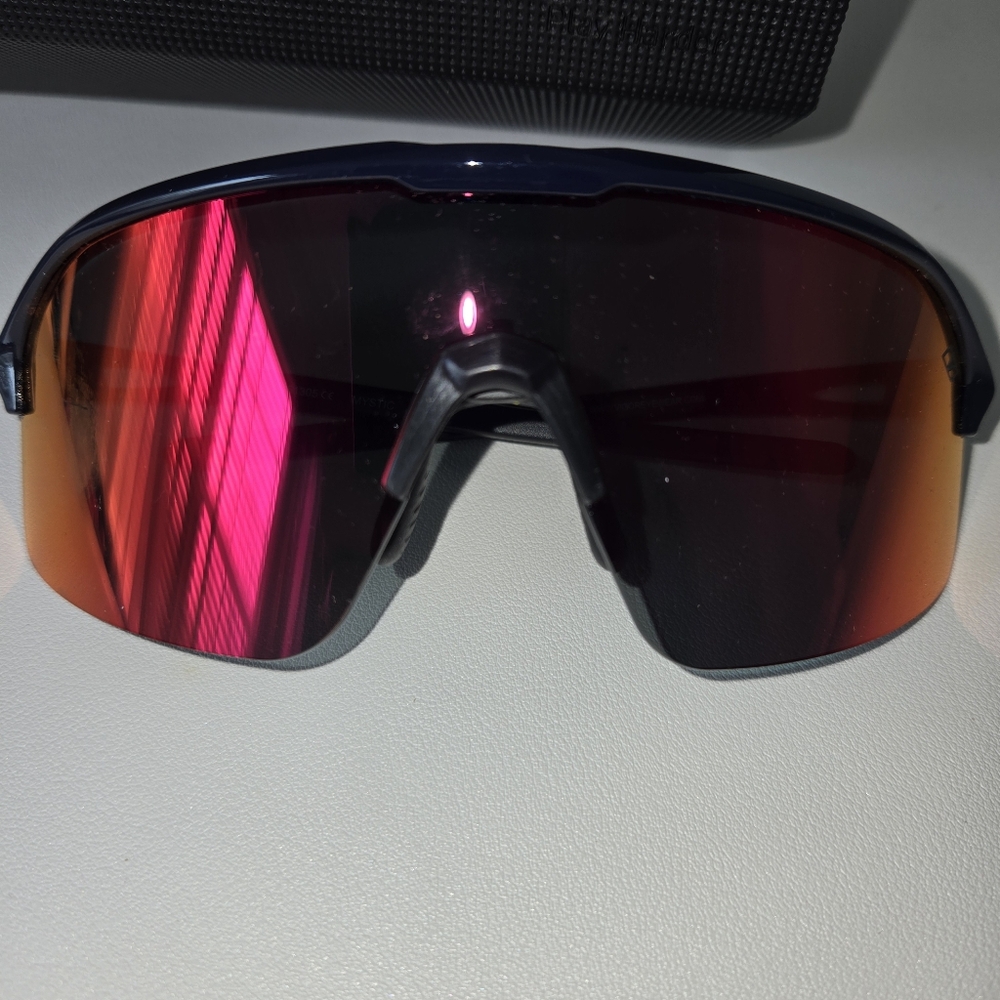 NWT Vigor Mystic Black and Orange / Yellow Sports Sunglasses - Picture 2 of 8
